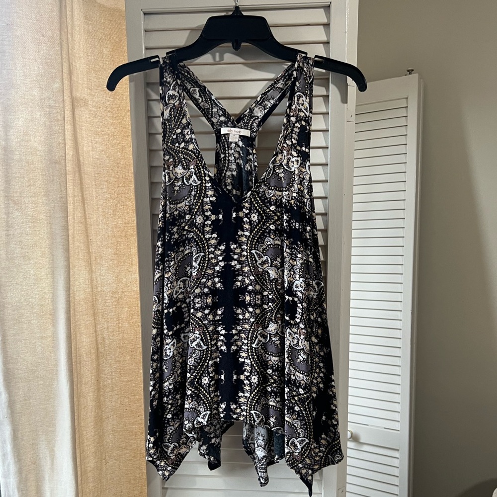 Ella Moss Racer-back top Size M